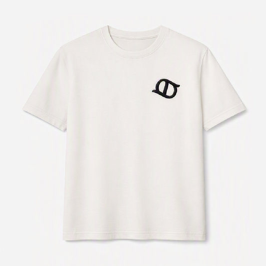 Round Neck Ivory White