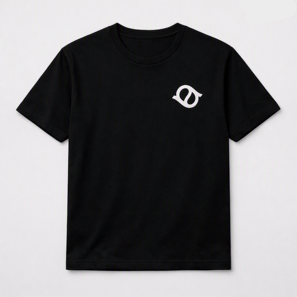 Round Neck Jet Black
