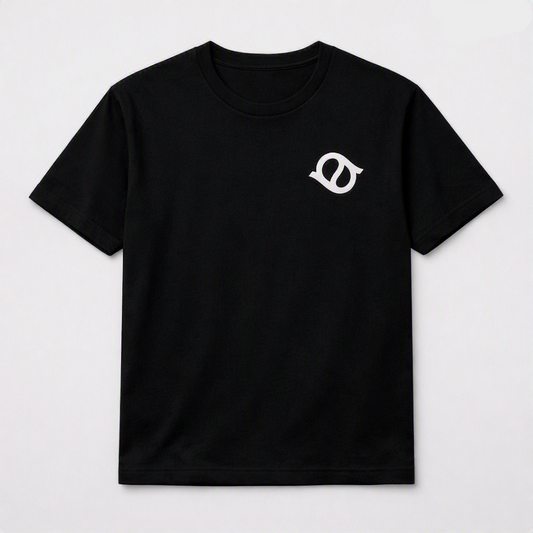 Round Neck Jet Black