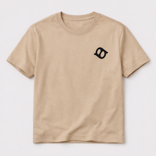 Round Neck Soft Beige